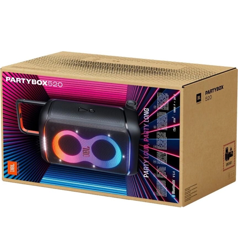 Минисистема JBL Partybox 520 черный 400Вт USB BT