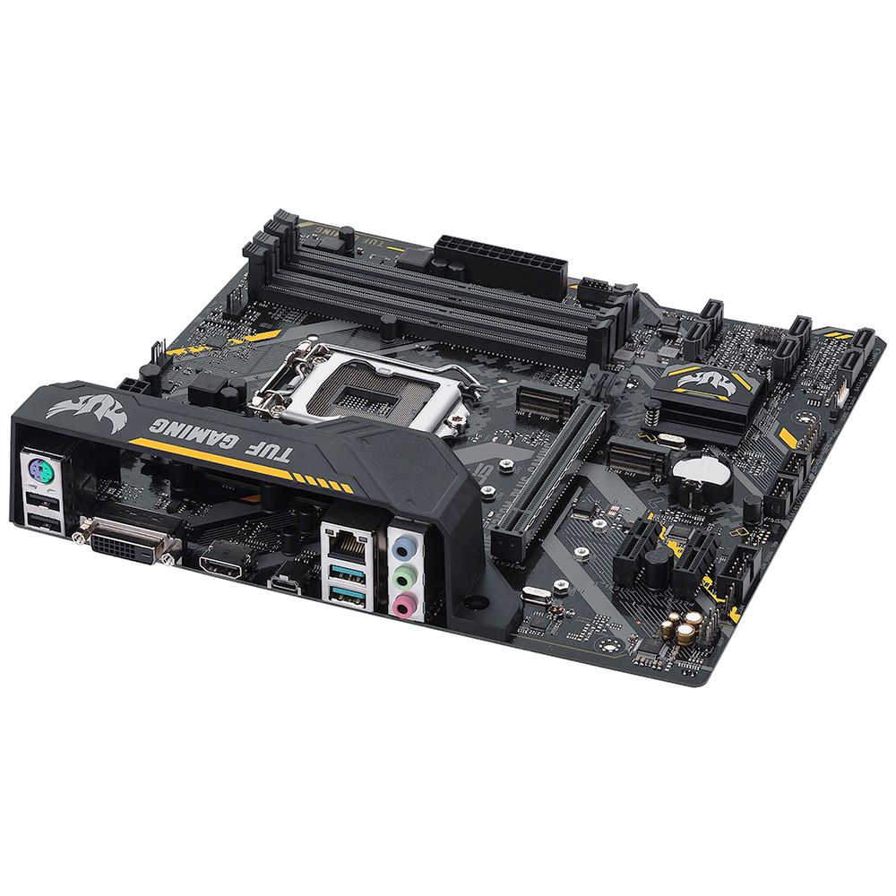 Материнская плата Asus TUF GAMING B550M-PLUS Soc-AM4 AMD B550 4xDDR4 mATX AC`97 8ch(7.1) 2.5Gg RAID+