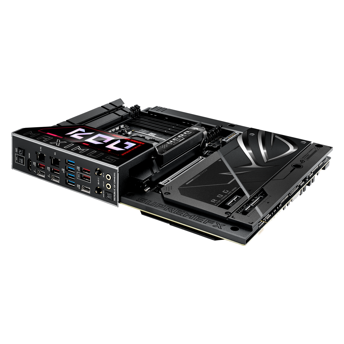 Материнская плата ASUS ROG MAXIMUS Z890 HERO BTF LGA1851 ATX 4хDDR5 PCIEx16 PCIEx4 PCIEx1 6xM.2 2xTh