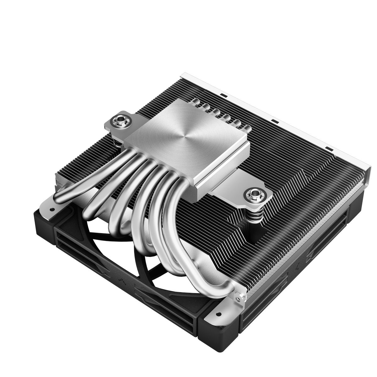 Устройство охлаждения(кулер) Deepcool AN600 Soc-AM5/AM4/1200/1700/1851 серебристый/черный 4-pin 18-2