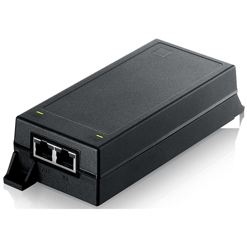 Инжектор PoE Мультигигабитный PoE инжектор Zyxel PoE12-60W, 802.3af/at/bt (60 Вт), 2xRJ-45: 1/2.5/5G
