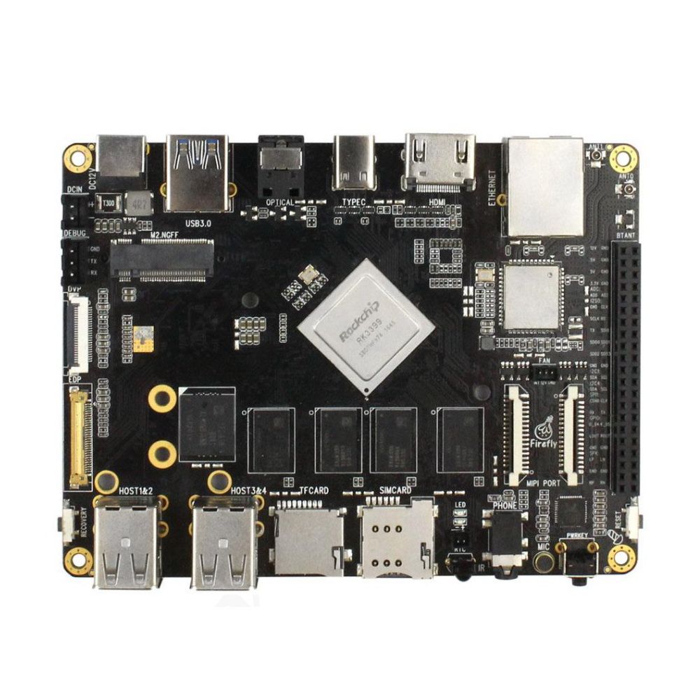 ПК Мини FireFly Firefly-RK3399RK3399 (1.8)/4Gb /CR/noOS/GbitEth/WiFi/BT