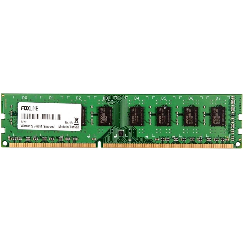 Память оперативная Foxline DIMM 32GB 3200 DDR4 CL 22  (2Gb*8)