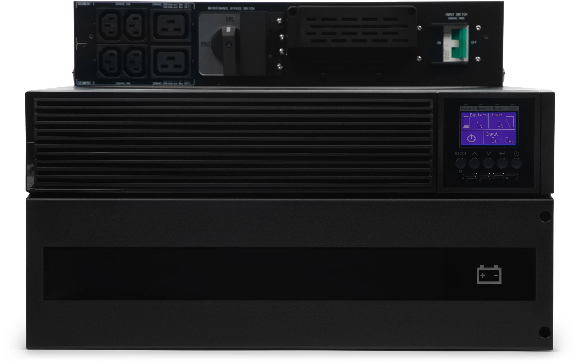 Источник бесперебойного питания Ippon Innova RT II 10000 10000Вт 10000ВА черный