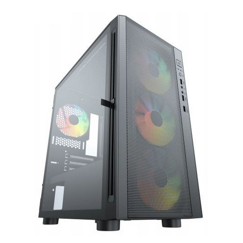Корпус ACD ACD Citadel 104 (AH-TC4GA-0000) 3403 with USB3.0*1+USB2.0*2+HD audio,3*12cm F1 ARGB fans 