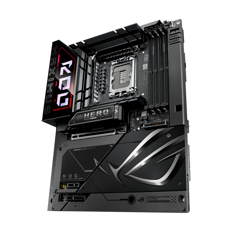Материнская плата ASUS ROG MAXIMUS Z890 HERO BTF LGA1851 ATX 4хDDR5 PCIEx16 PCIEx4 PCIEx1 6xM.2 2xTh