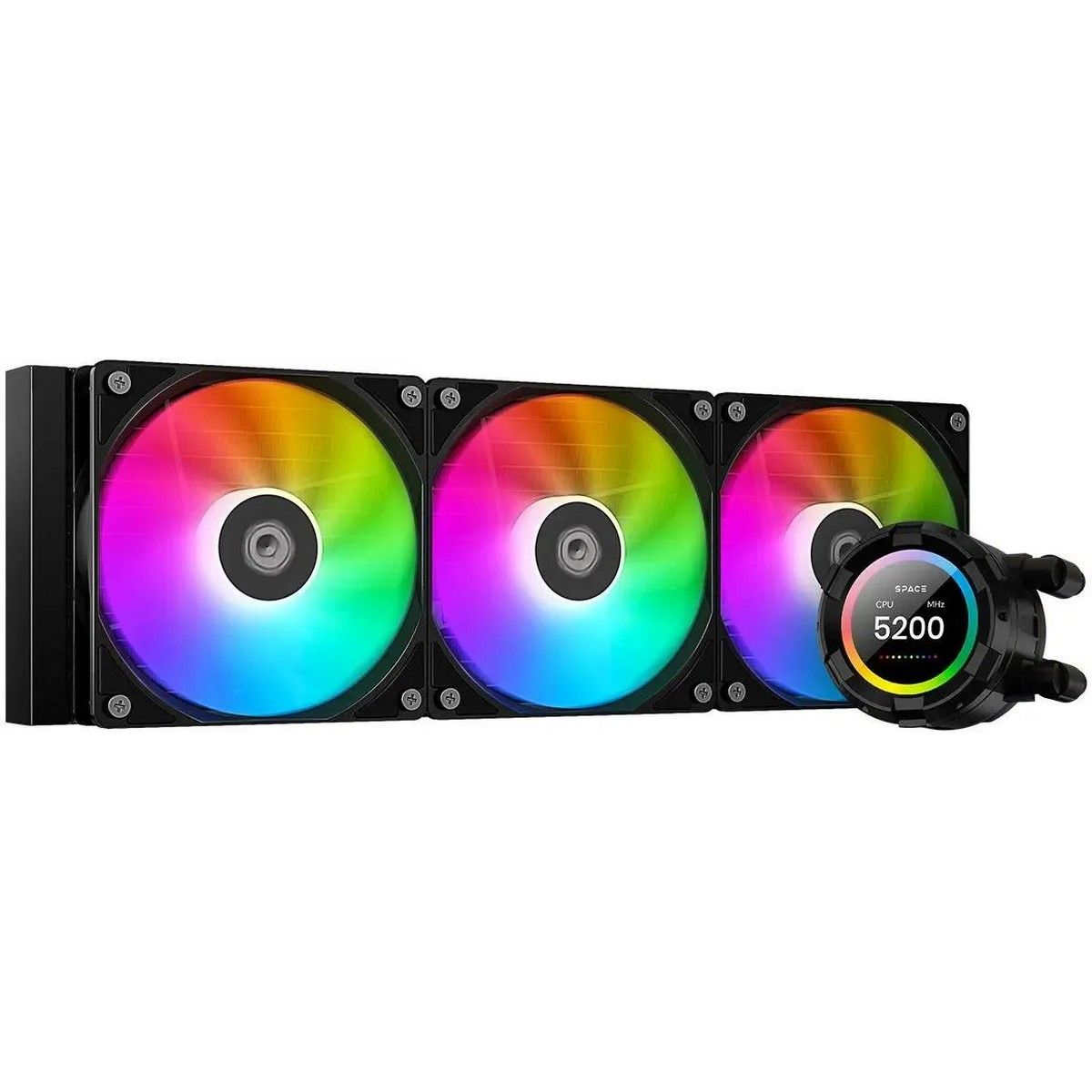 Система водяного охлаждения ID-Cooling SL360 XE ARGB Soc-AM5/AM4/1200/1700/1851 черный 4-pin 14-30dB