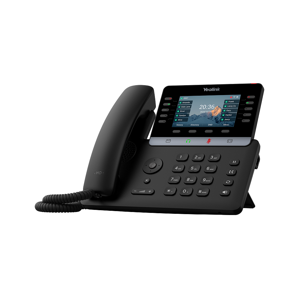Телефон YEALINK SIP-T74U, 16 аккаунтов, 4,3" цветной экран, порт USB, BLF,  PoE, GigE, без БП, шт