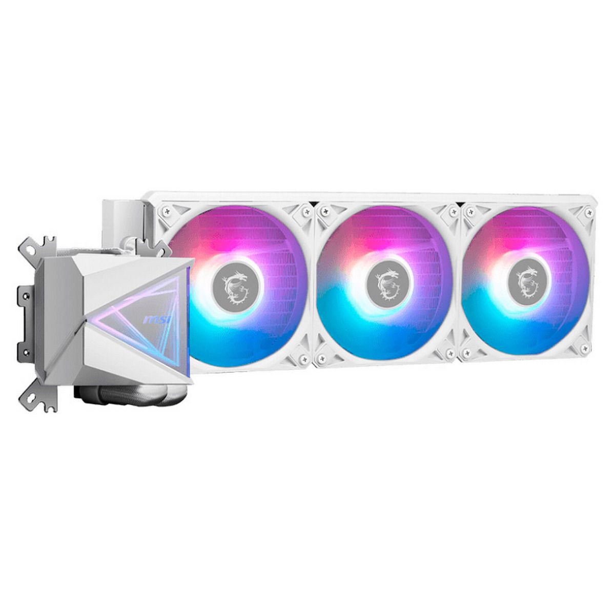 Жидкостная система охлаждения MSI MAG CORELIQUID I360 WHITE 3x ARGB Gen2 Fan, ARGB Gen2 Block, Color