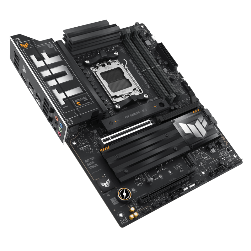 Материнская плата Asus TUF GAMING X870-PLUS WIFI Socket AM5 AMD X870 4xDDR5 ATX AC`97 8ch(7.1) 2.5Gg