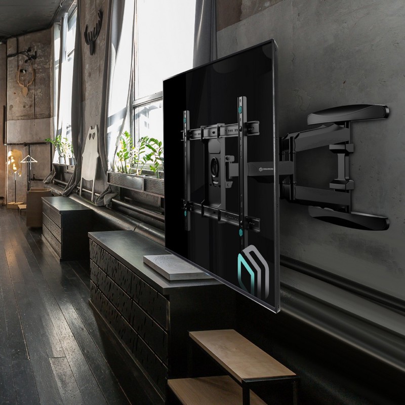 Кронштейн для телевизора Onkron M6L черный 40"-75" макс.45.5кг настенный поворот и наклон