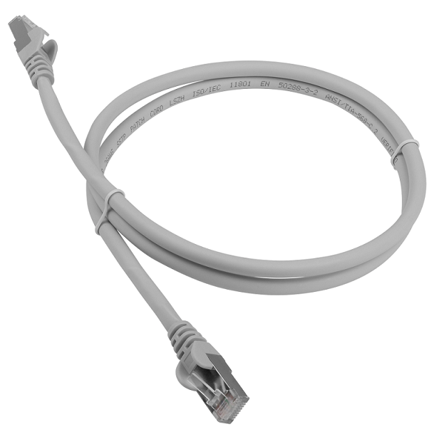 Патч-корд LANMASTER LSZH SFTP кат.6A, 5.0 м, белый