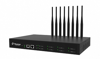 YEASTAR VoIP-GSM-шлюз с поддержкой 8 GSM-линий 850/900/1800/1900 МГц