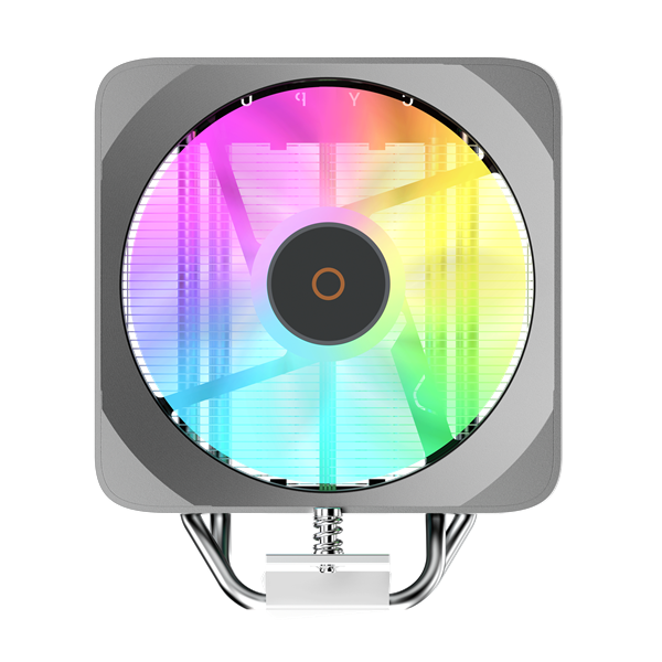 Кулер для процессора Ocypus Delta A40 EX BK ARGB, 120mm ARGB FAN, 4 HEAT PIPES, 4-PIN PWM, 500-1800