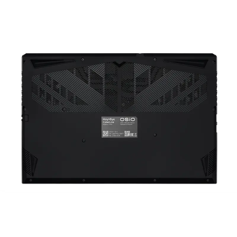 Ноутбук Osio CyberLine C150i-002 Core i5 12600H 16Gb SSD512Gb NVIDIA GeForce RTX4050 6Gb 15.6" IPS F