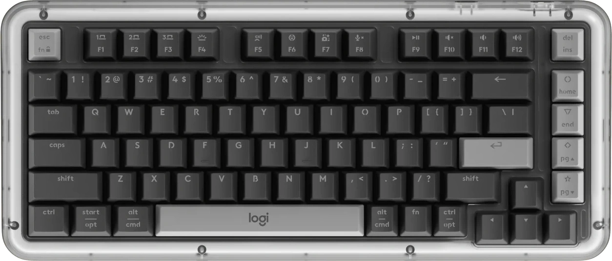 Клавиатура беспроводная Logitech ALTO KEYS K75M GRAPHITE (920-013299)