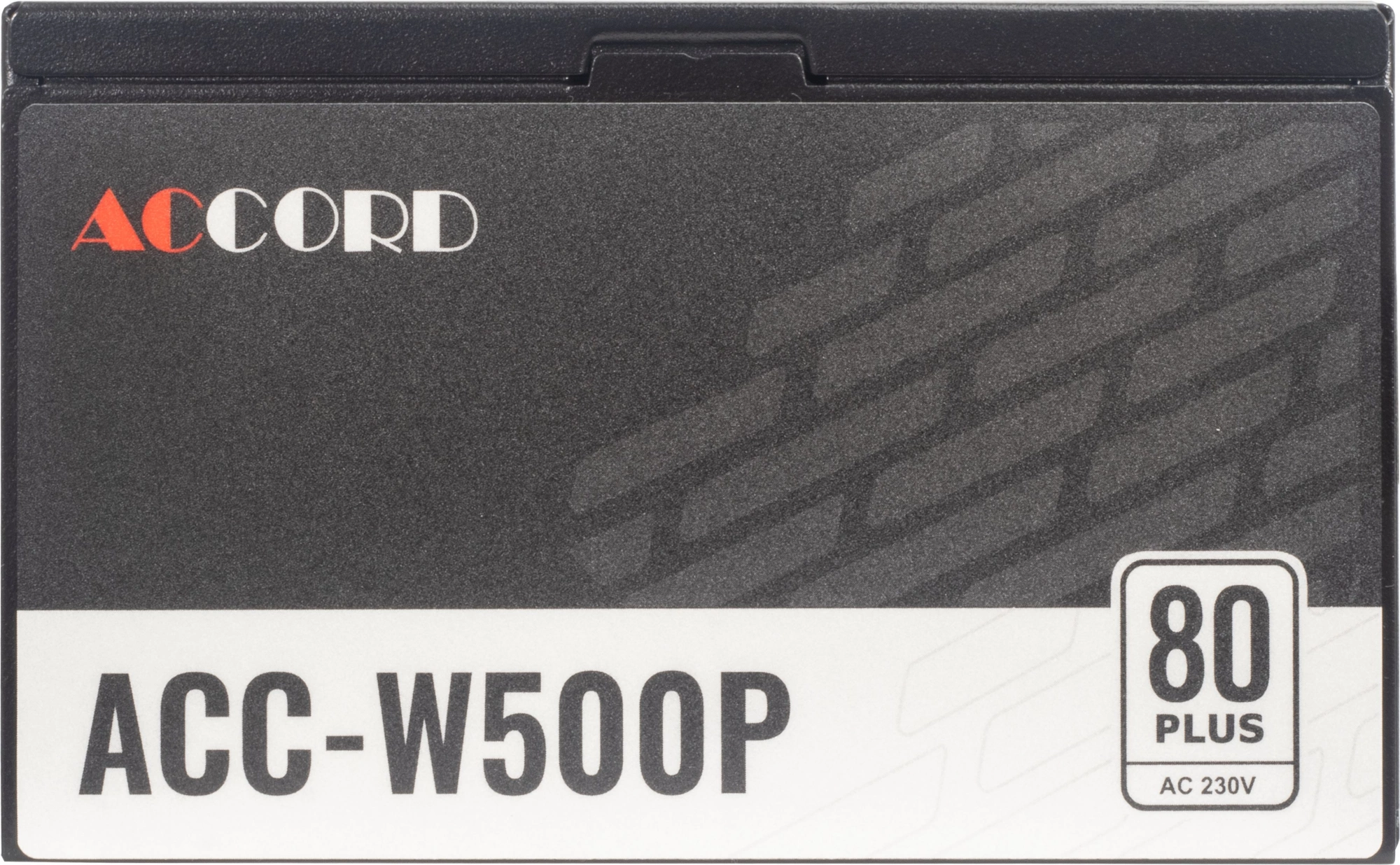Блок питания Accord ATX 500W ACC-W500P 80+ white (20+4pin) 120mm fan 6xSATA RTL