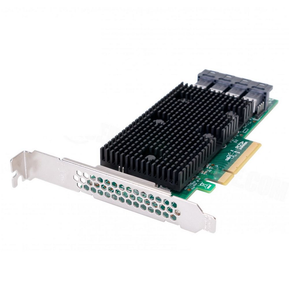 HBA-адаптер Broadcom 9400-16i SGL (05-50008-00 / 03-50008-33003) PCIe 3.1 x8 LP, Tri-Mode SAS/SATA/N