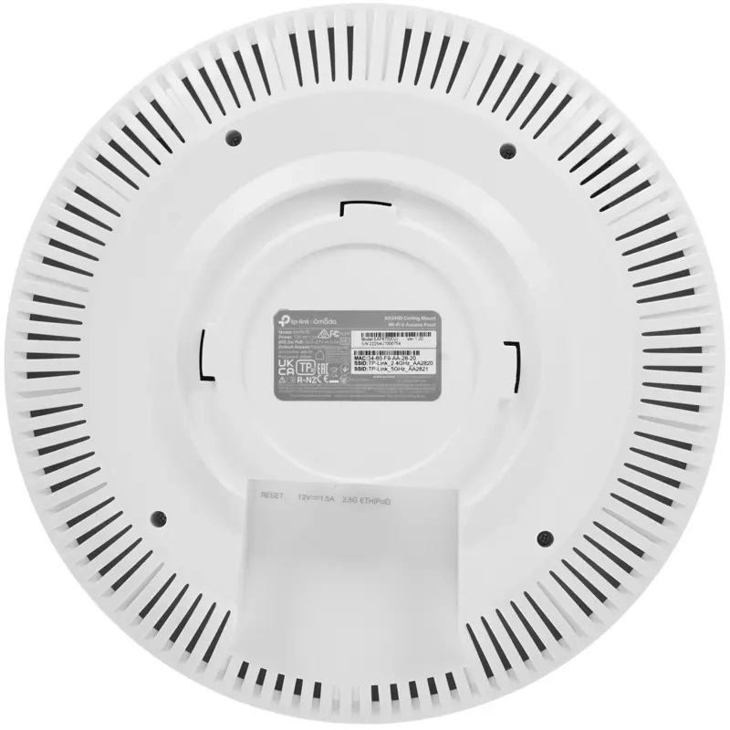 Точка доступа TP-Link EAP670 AX5400 100/1000/2500BASE-T белый
