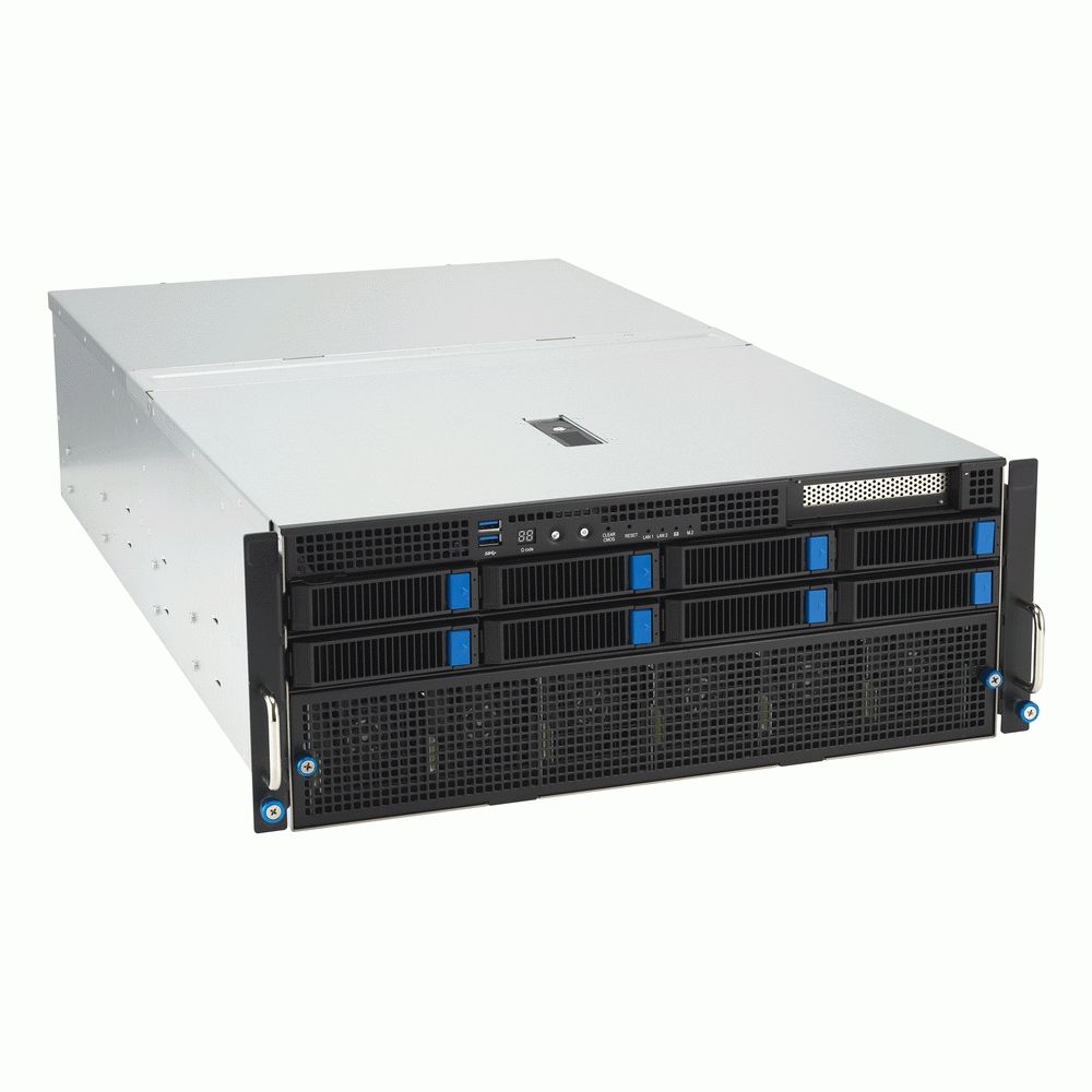 Сервер ASUS ESC8000-E11-SKU2 4U, 2x LGA4677, 32x DDR5, 2x NVMe/SATA/SAS* + 6 SATA/SAS*, 1x M.2(Up to