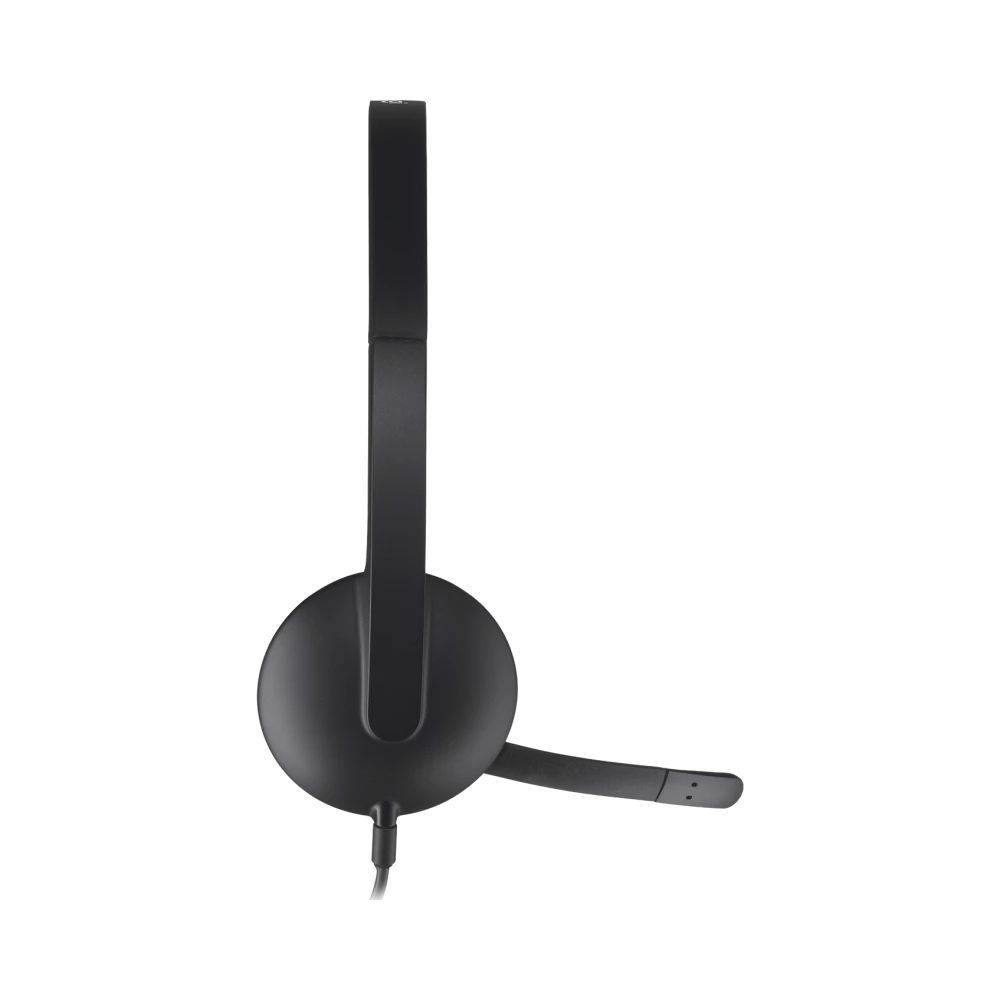 Гарнитура Logitech H340 |981-000475| черная, USB, поворотный микрофон, кабель 1.8м