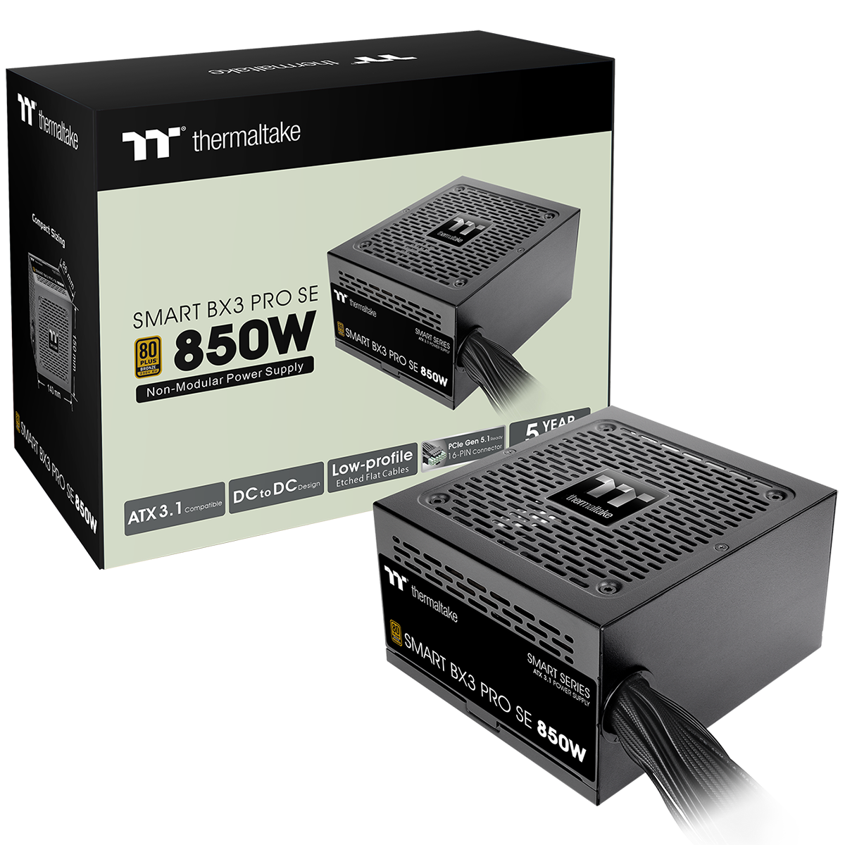 Блок питания Thermaltake Smart BX3 Pro SE/0850W/Non Modular/Non Light/Single Voltage/Analog/80 Plus 
