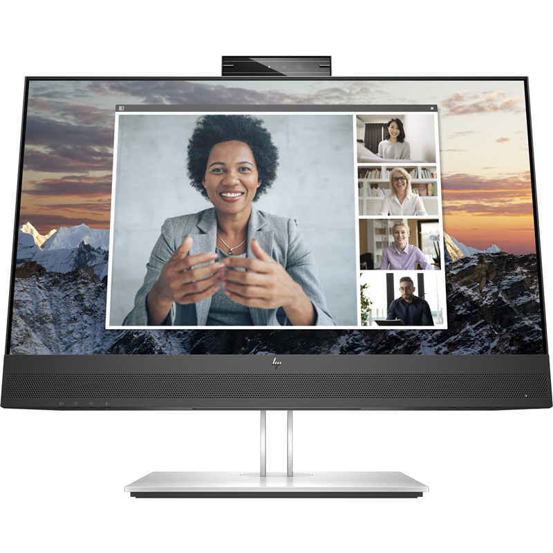 Монитор HP 23.8" E24m G4 Conferencing черный IPS 16:9 HDMI M/M Cam матовая HAS Piv 300cd 178гр/178гр