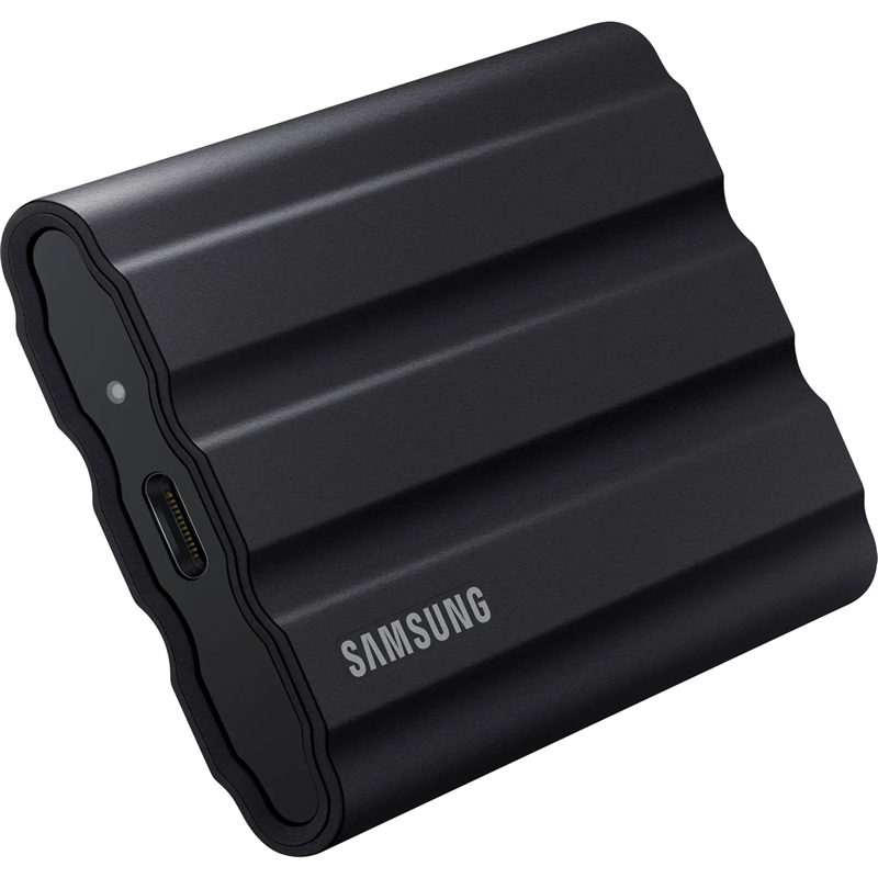 Накопитель SSD Samsung Original USB-C 1Tb MU-PE1T0S/WW Shield T7 1.8" черный