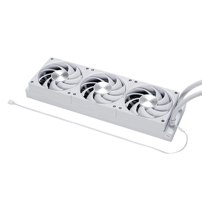 Система водяного охлаждения PcCooler DS360 Display Soc-AM5/AM4/1200/1700/1851 белый 4-pin 39.8dB Al 