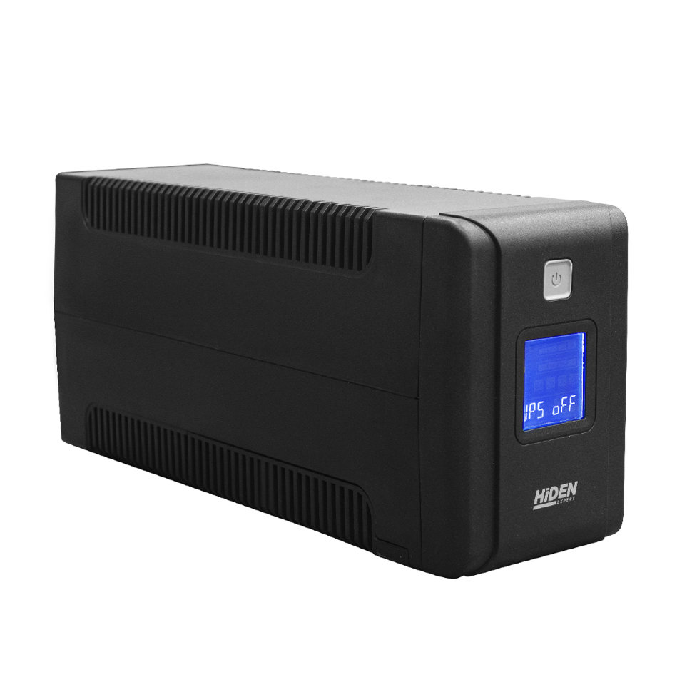 ИБП HIDEN EXPERT ULS800C 800ВА/480Вт {Линейно-интерактивный,2xSchuko LCD, USB, встроенный АКБ 1x12B/