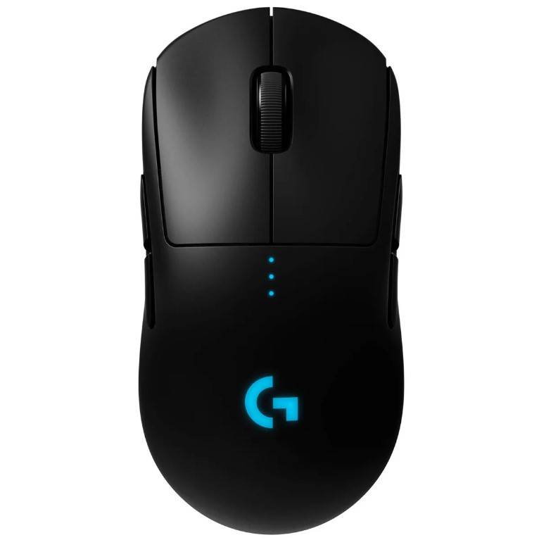 Logitech® Игровая мышь беспроводная G PRO LIGHTSPEED, RGB, 25600 dpi, 40 G, 400 IPS, чёрный.