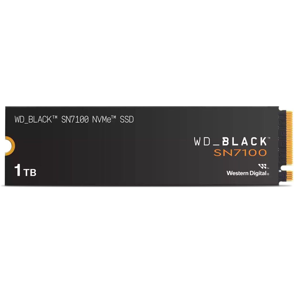 Твердотельный диск 1TB WD Black SN7100 , M.2 2280, PCI-E 4x4, [R/W - 7250/6900 MB/s] 3D-NAND TLC