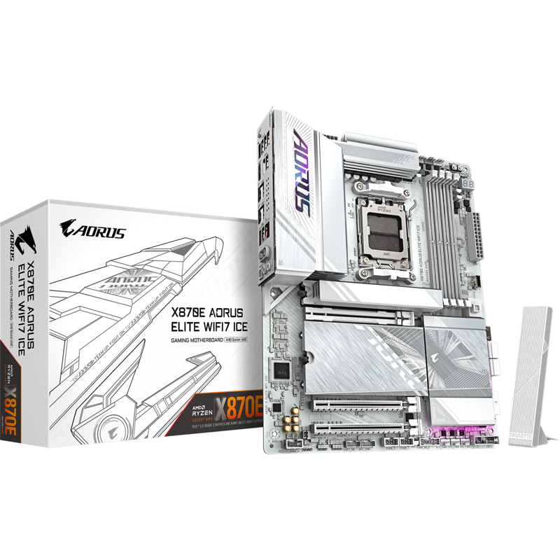 GIGABYTE X870E A ELITE WF7 ICE