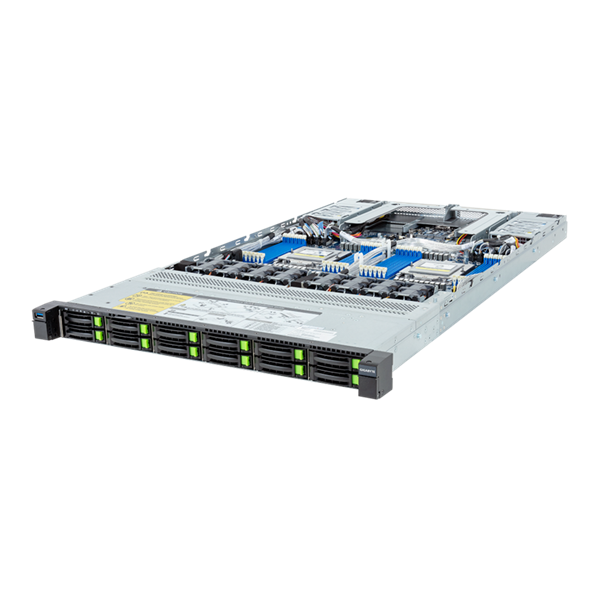 Шасси серверное Gigabyte Server Platform R183-Z94 Rev.3x / 1U / 2xAMD (9004/9005) / 2xHS / 24xDIMM /