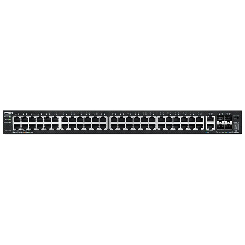 Коммутатор L3 Access коммутатор Zyxel NebulaFlex Pro XGS2220-54, rack 19", 48xRJ-45: 1G, 2xRJ-45: 1/