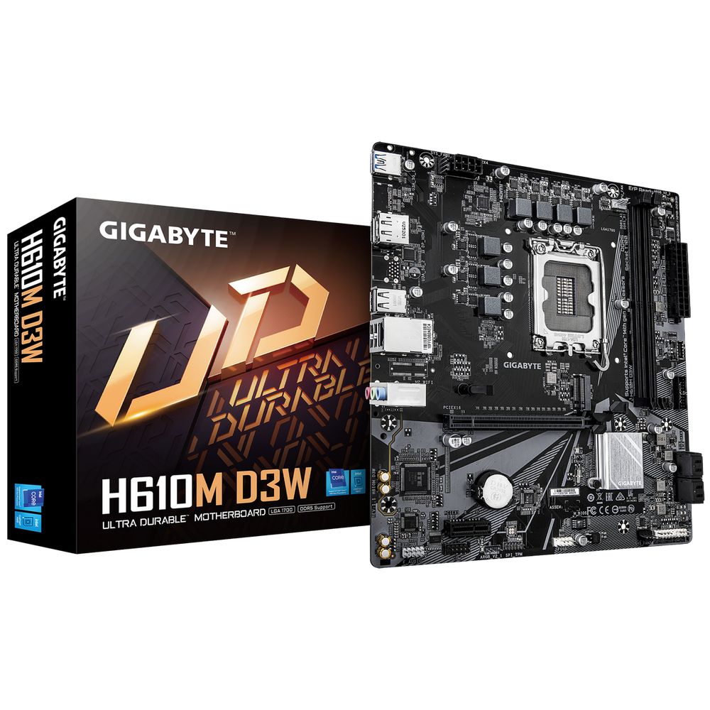 Плата Gigabyte LGA1700 H610 H610M D3W