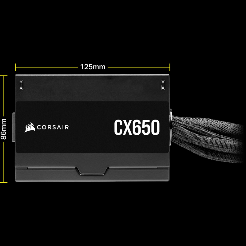 Блоки питания Corsair CX650, Model RPS0128, 650W 80+ Bronze (ATX, 2.31, Non-modular, 1x24(20+4)pin, 