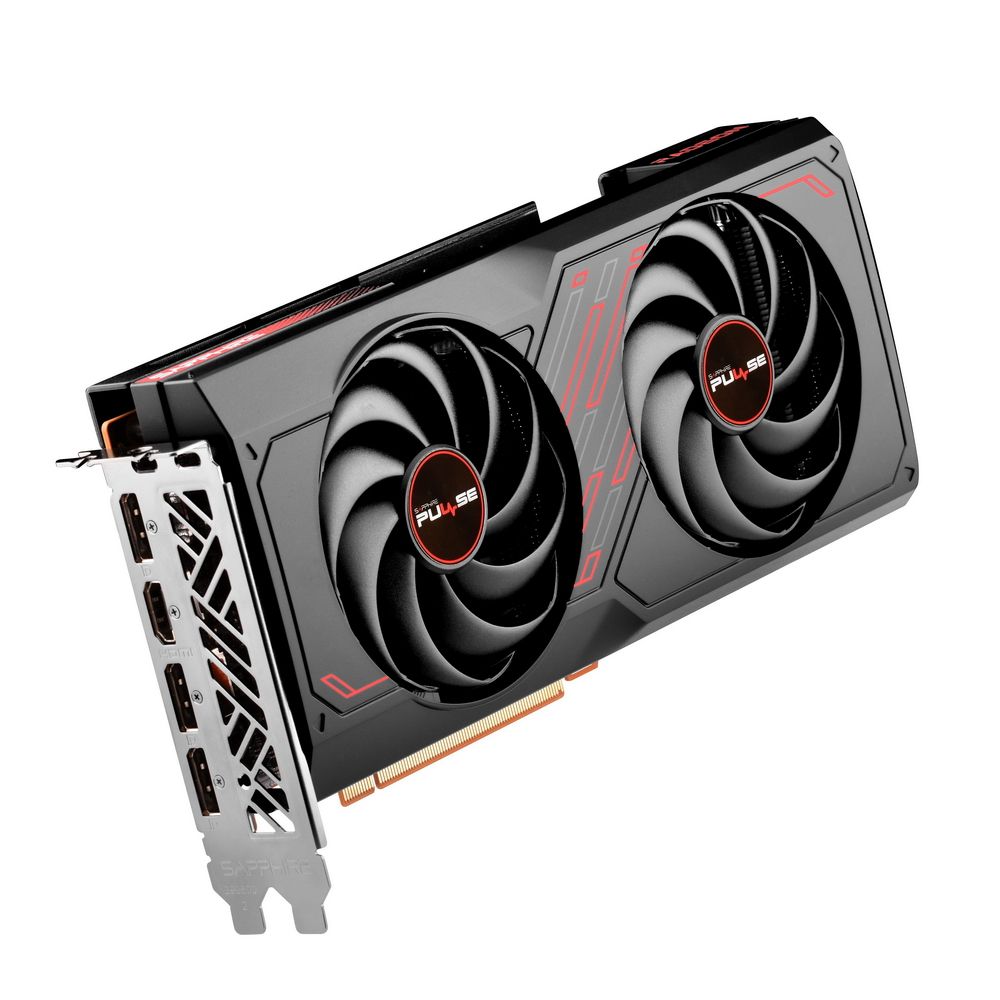 Видеокарта Sapphire PCI-E 4.0 11324-01-20G PULSE RX 7600 GAMING AMD Radeon RX 7600 8Gb 128bit GDDR6 