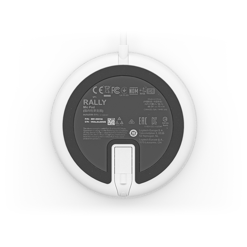 Модуль микрофонов для Rally ConferenceCam  Mic Pod Off-White