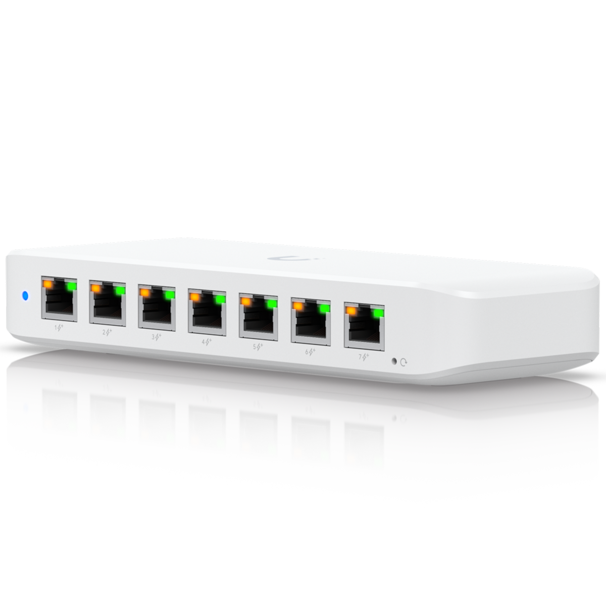 Коммутатор Ubiquiti UniFi Switch Ultra PoE-коммутатор, 8х 1G RJ45, раздача 42 Вт