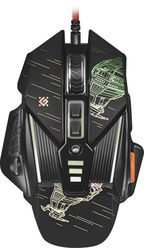 Defender Игровая мышь проводная Starx GM-390L оптика, 8кнопок, грузики, 3200dpi