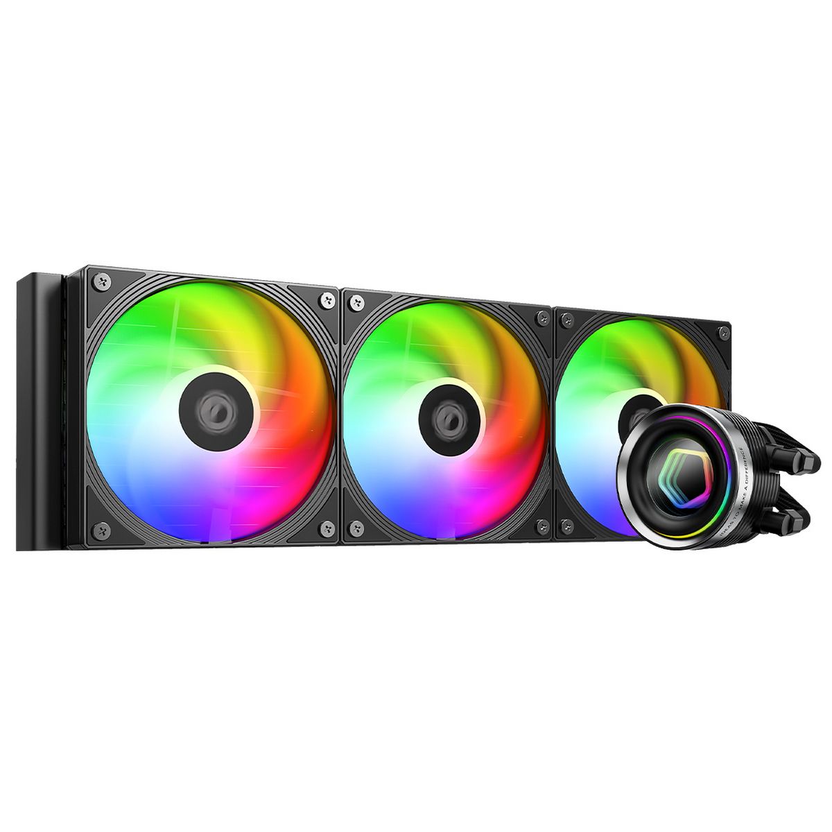 Система водяного охлаждения ID-Cooling FX360 Inf ARGB Soc-AM5/AM4/1200/1700/1851 черный 4-pin 27.2dB