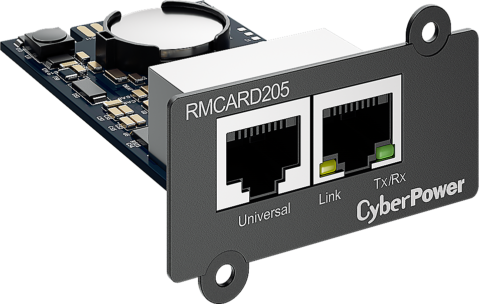 Карта удаленного управления CyberPower SNMP RMCARD205 для ИБП серий OL, OLS, PR, OR
