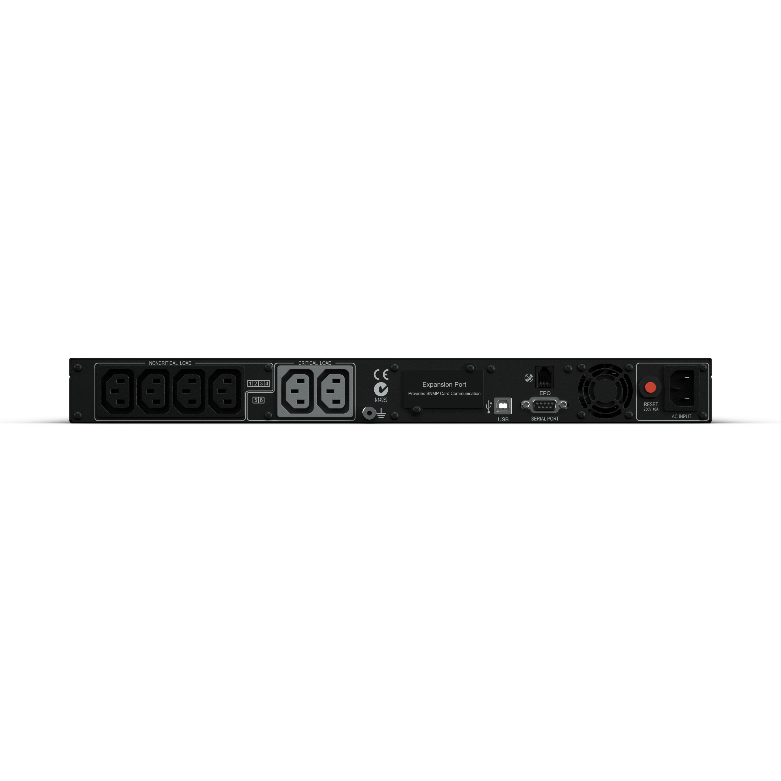 CyberPower ИБП Line-Interactive PR1000ELCDRT1U 1000VA/670W USB/RS-232/EPO/SNMPslot (6 IEC С13)