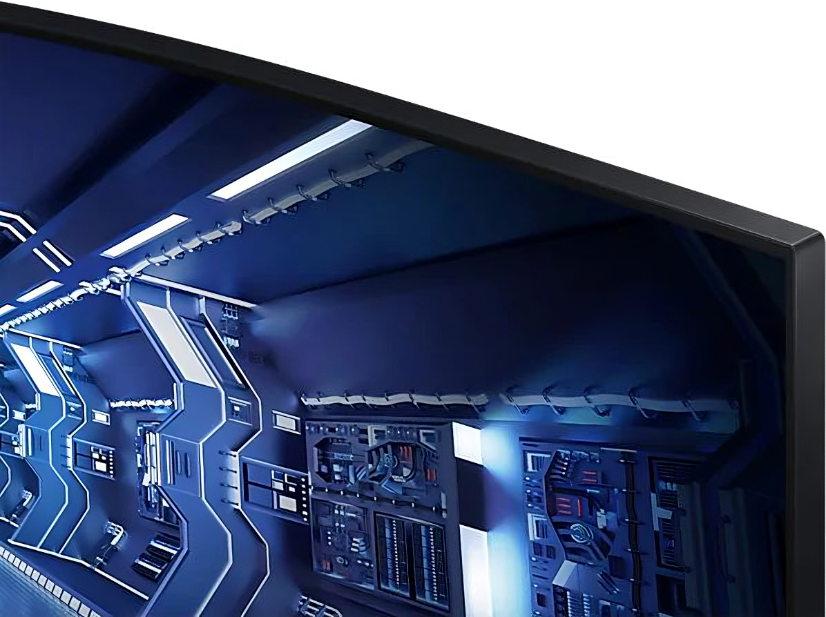 Монитор Samsung 34" Odyssey G5 C34G55TWWI черный VA LED 1ms 21:9 HDMI матовая 250cd 178гр/178гр 3440