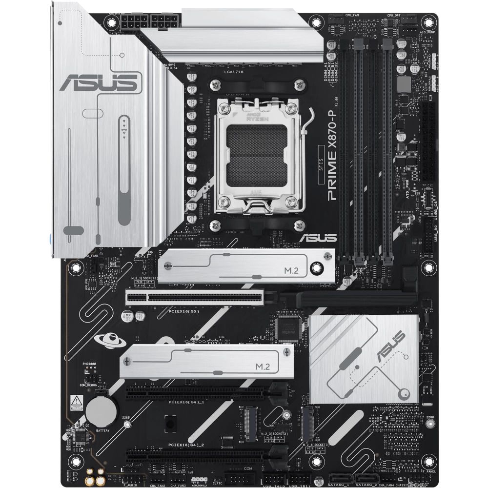 Материнская плата Asus PRIME X870-P Socket AM5 AMD X870 4xDDR5 ATX AC`97 8ch(7.1) 2.5Gg RAID+HDMI