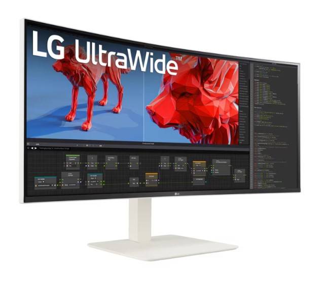 Монитор LG 38" UltraWide 38WR85QC-W белый NANO IPS LED 21:9 HDMI M/M матовая HAS Piv 600cd 178гр/178