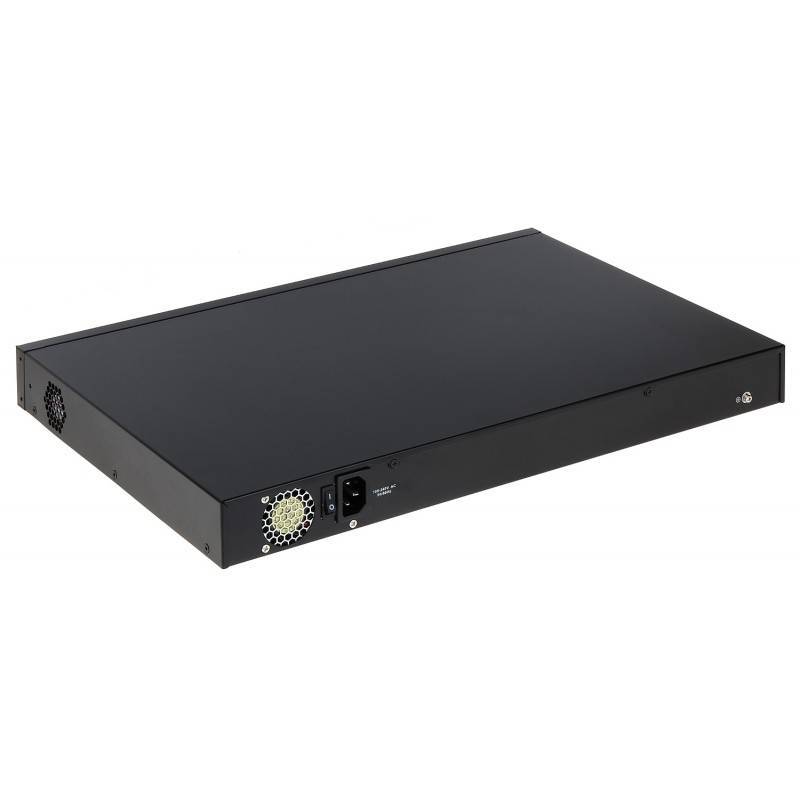 Коммутатор Dahua DH-PFS4226-24ET-360 (L2+) 24x100Мбит/с 2x1Гбит/с 2xКомбо(1000BASE-T/SFP) 22PoE+ 2Po
