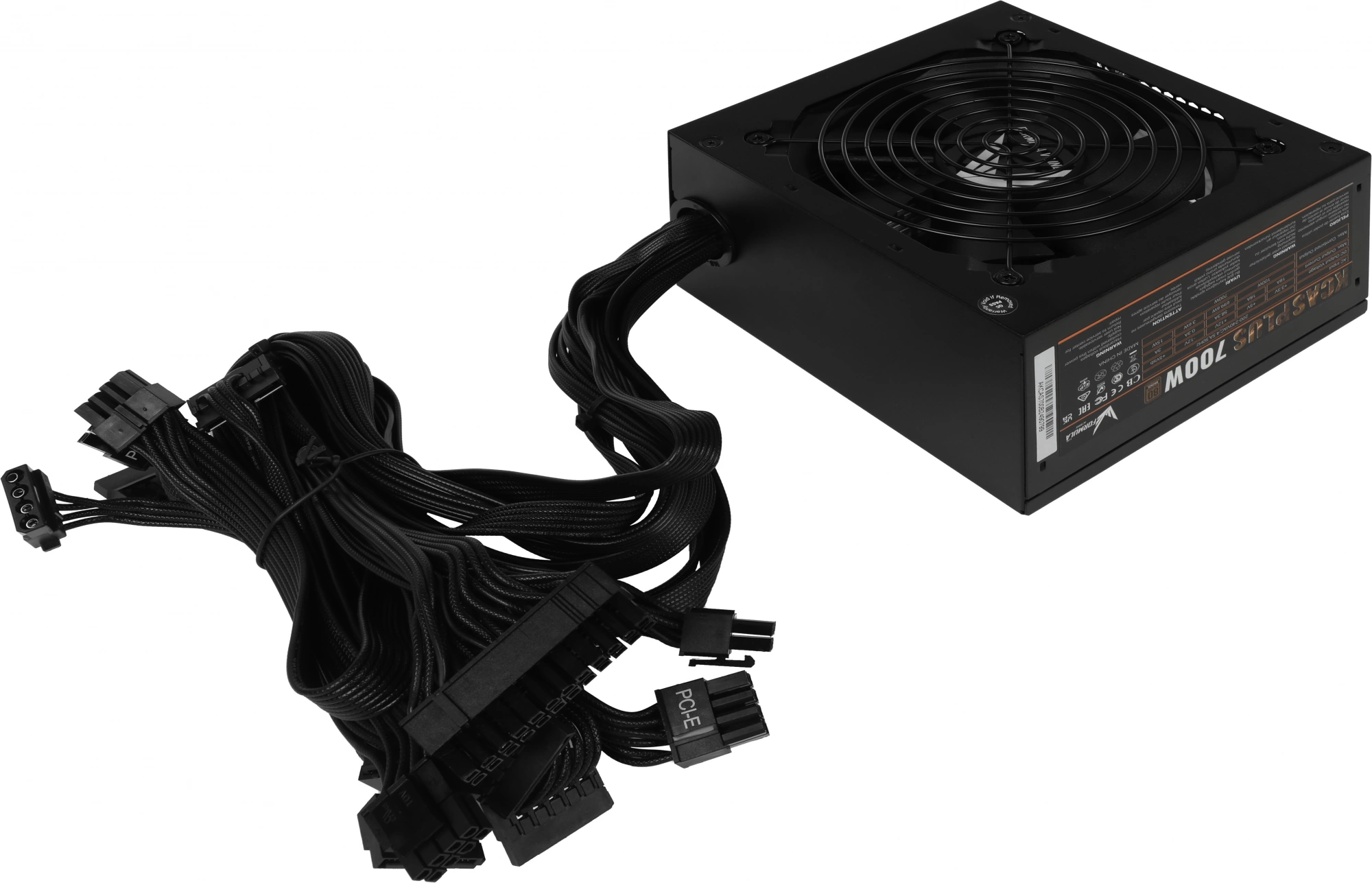Блок питания Formula V Line KCAS PLUS 700W, 700W, APFC, 80+ Bronze, ATX12V v2.4, 12cm Fan (ex Aeroco