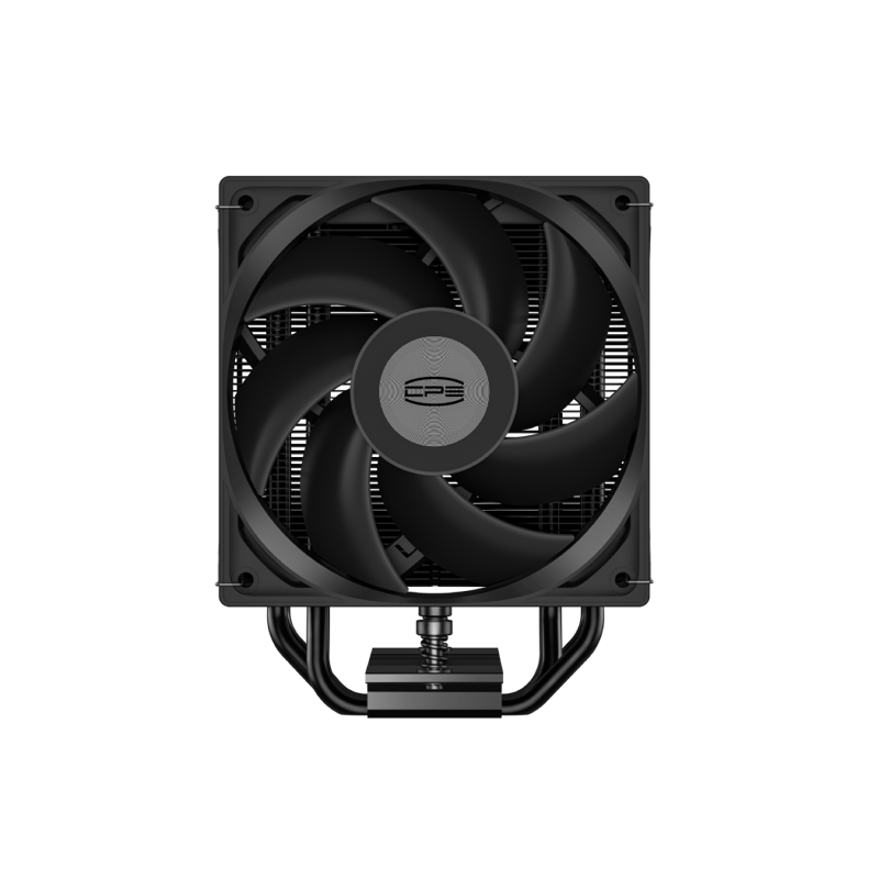Кулер для процессора PCCOOLER RT400 Digital BK 120mm FAN 4 HEAT PIPES 4-PIN PWM 500-2200 RPM 34.9 DB